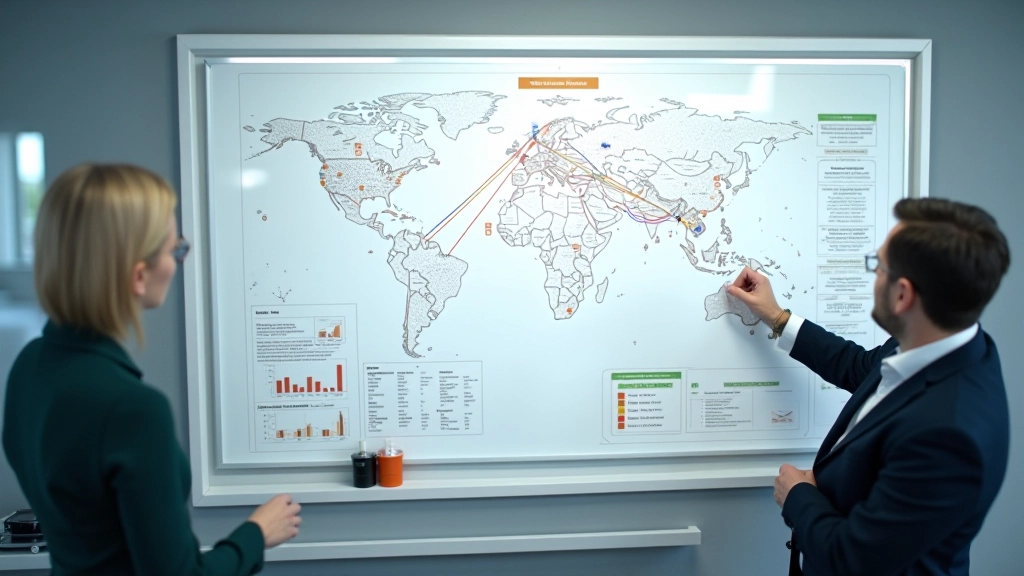 Detailed supply chain mapping exercise with vendor network visualization