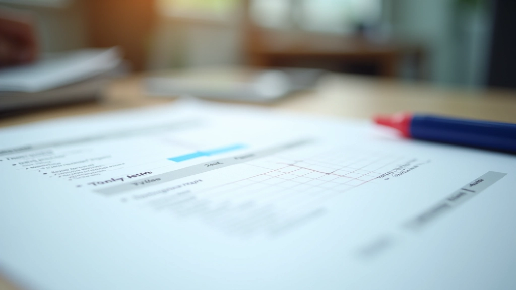 Risk assessment planning documents with contingency scenarios laid out