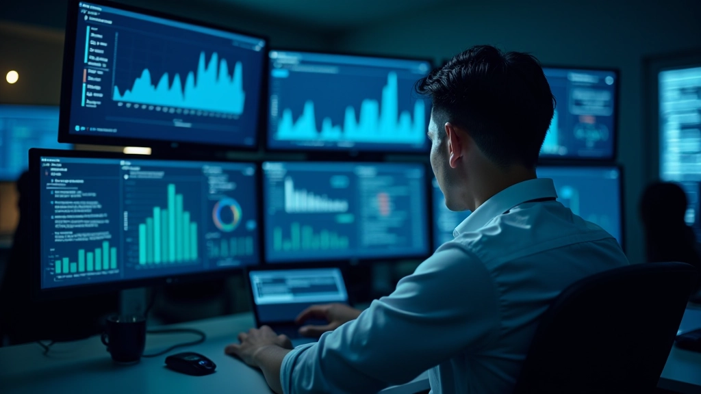 Real-time monitoring dashboard tracking vendor performance and KPIs